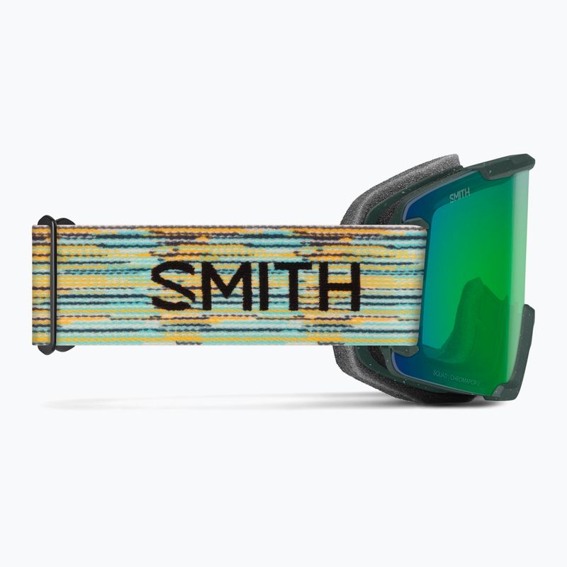Maschera da sci Smith Squad S2 emerald renu upcycled scrap/chromapop green mirror 4