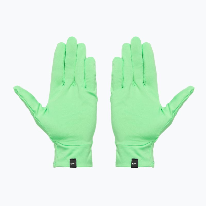 Guanti da corsa Nike Pacer Liner Rg illusion green/silver 3