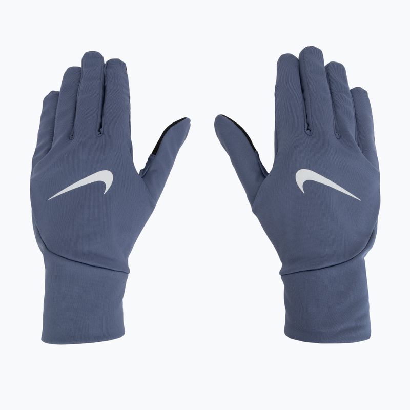 Guanti da corsa da uomo Nike Pacer Lightweight RG diffused blue/silver 2