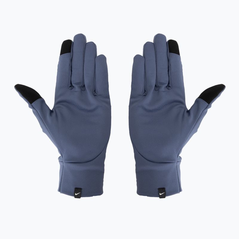Guanti da corsa da uomo Nike Pacer Lightweight RG diffused blue/silver 3