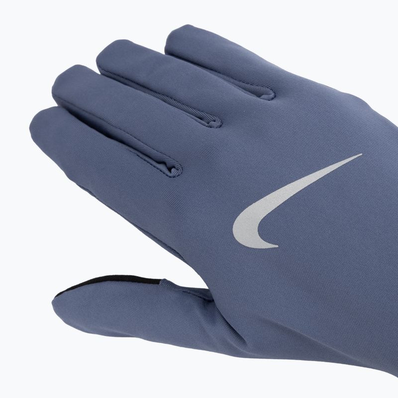 Guanti da corsa da uomo Nike Pacer Lightweight RG diffused blue/silver 5