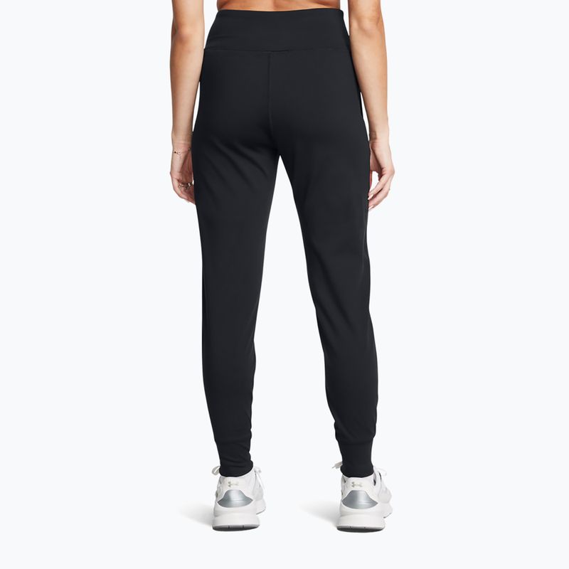 Pantaloni da allenamento Under Armour Motion nero/bianco da donna 3