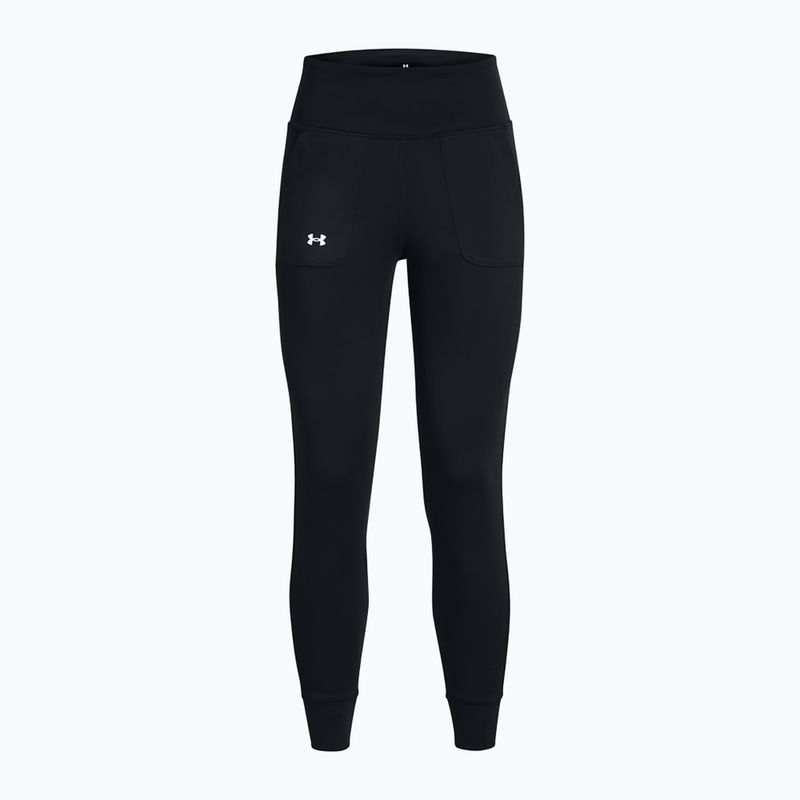 Pantaloni da allenamento Under Armour Motion nero/bianco da donna 4