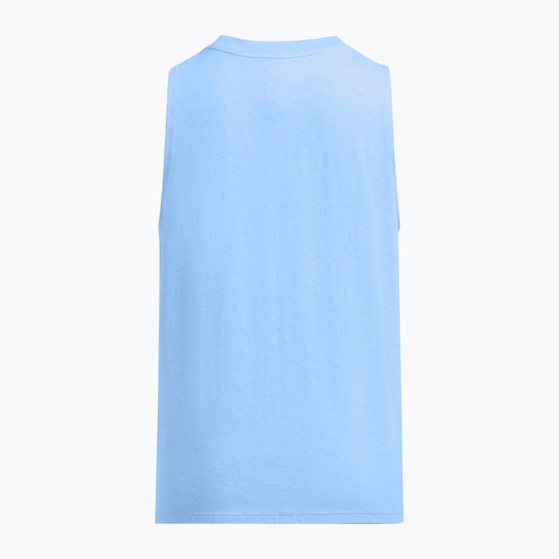 Canotta da allenamento da donna Under Armour Rival Muscle Tank horizon blu/bianco 4