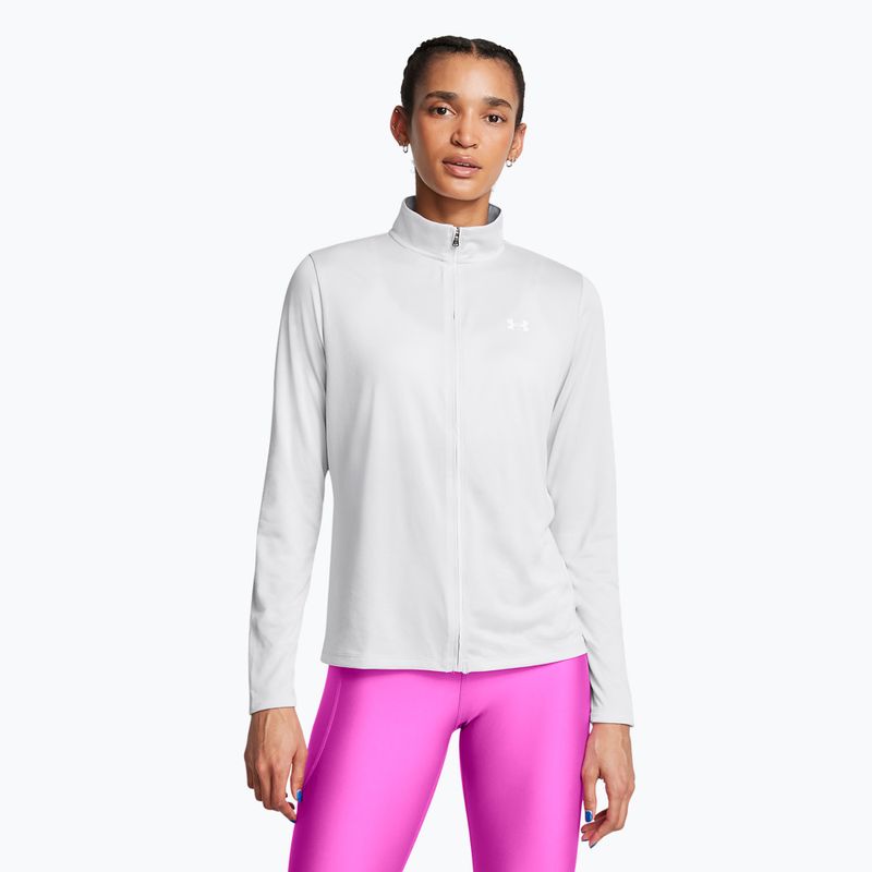 Under Armour Tech Full Zip felpa da donna halo grigio/bianco