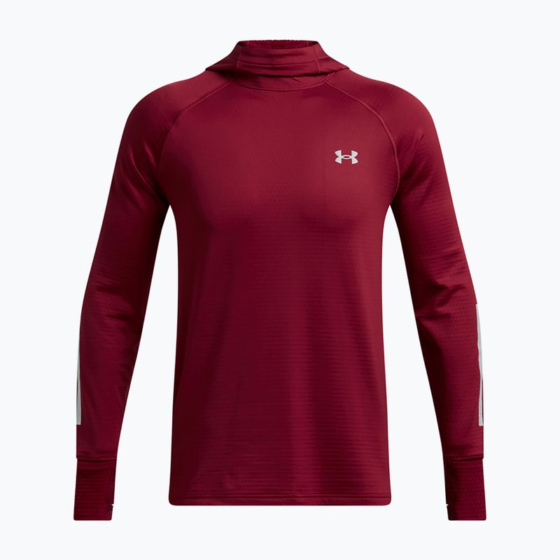 Under Armour Launch Elite CW Balaclava Hoody felpa da corsa da uomo cardinale/riflettente 5