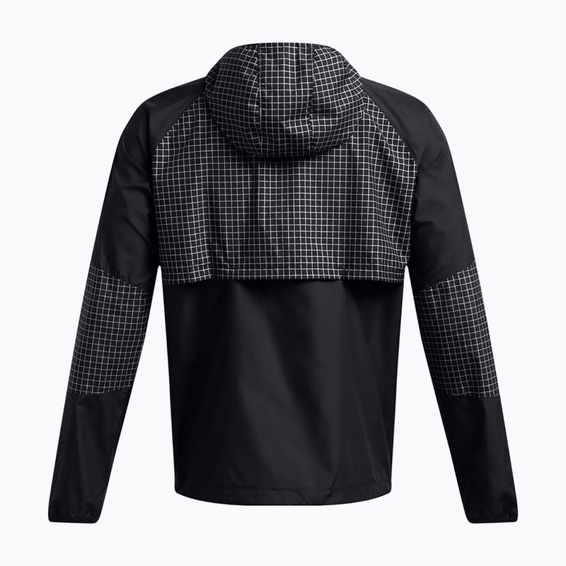 Giacca da uomo Under Armour Launch Elite CW nero/riflettente 4