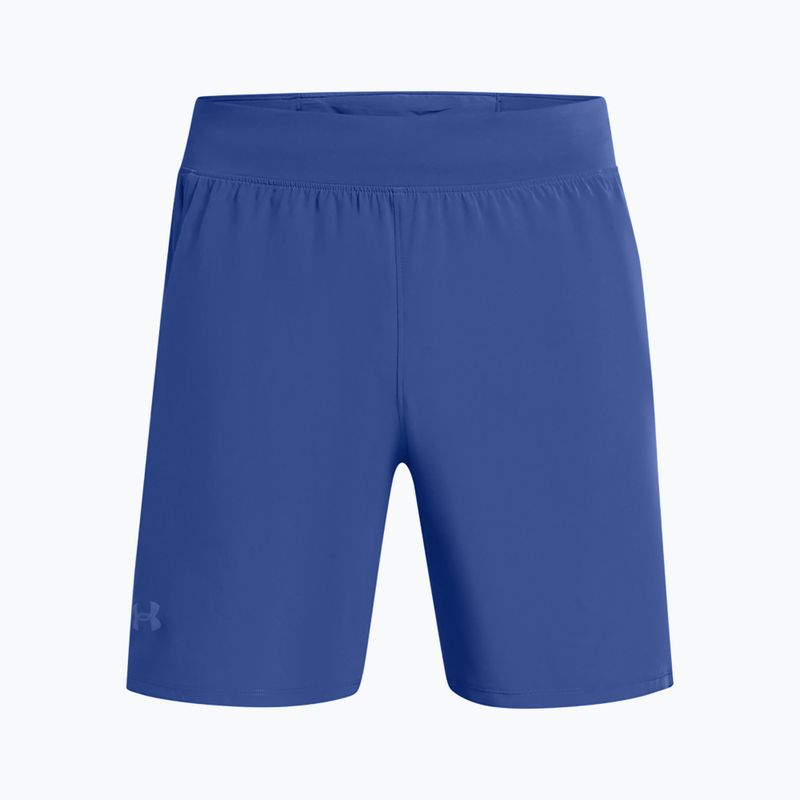 Pantaloncini da corsa Under Armour Launch Pro 7" uomo blu tech/blu orizzonte/riflettente 5