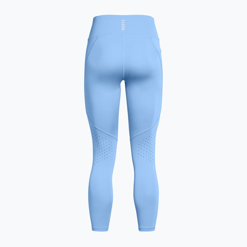 Under Armour Launch Ankle leggings da corsa da donna blu orizzonte/blu orizzonte/riflettente 6