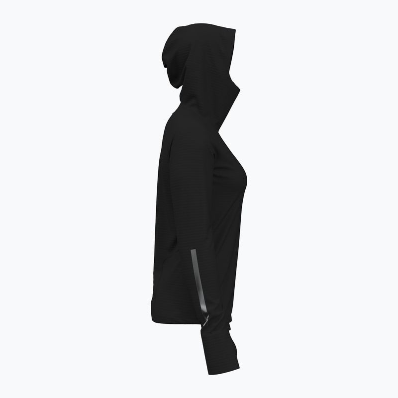 Felpa da running Under Armour donna Lunch Elite CW Balaclava Hoodie nero/riflettente 4