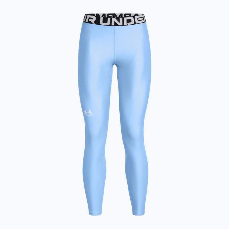 Leggings Under Armour HeatGear da donna horizon blu/bianco 4