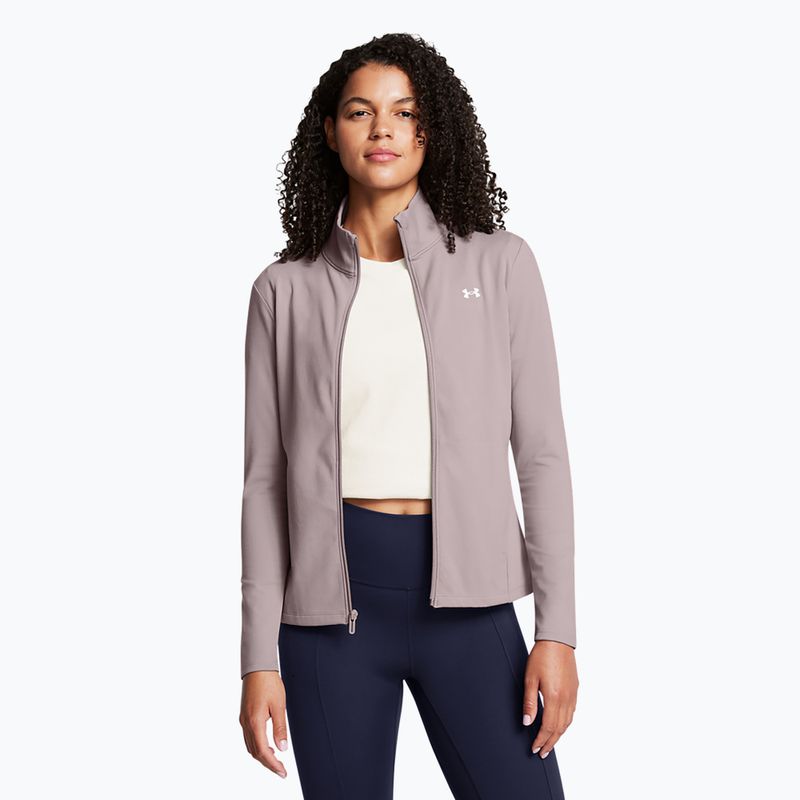 Felpa da allenamento Under Armour Motion EMEA tetra grigio/bianco donna