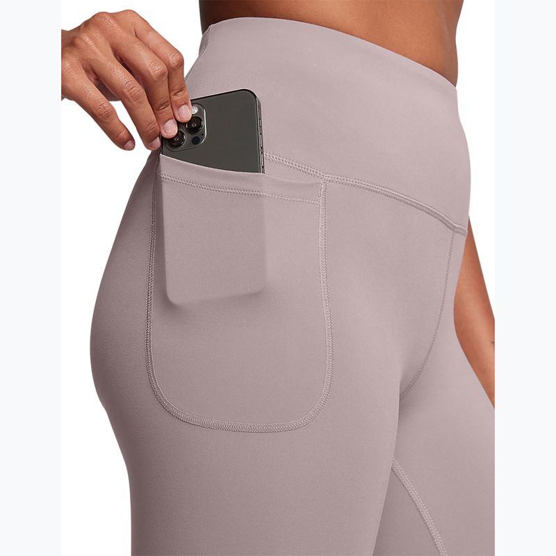 Under Armour Motion tetra grigio/bianco, leggings da allenamento da donna 4