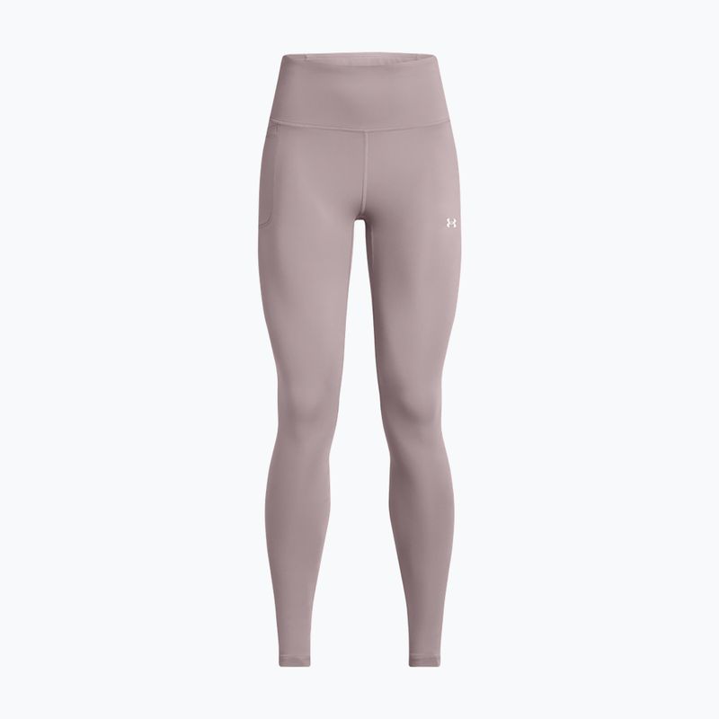 Under Armour Motion tetra grigio/bianco, leggings da allenamento da donna 5