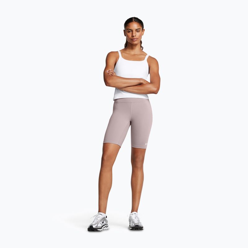 Pantaloncini da allenamento Under Armour Motion Bike EMEA donna tetra grigio/bianco 2