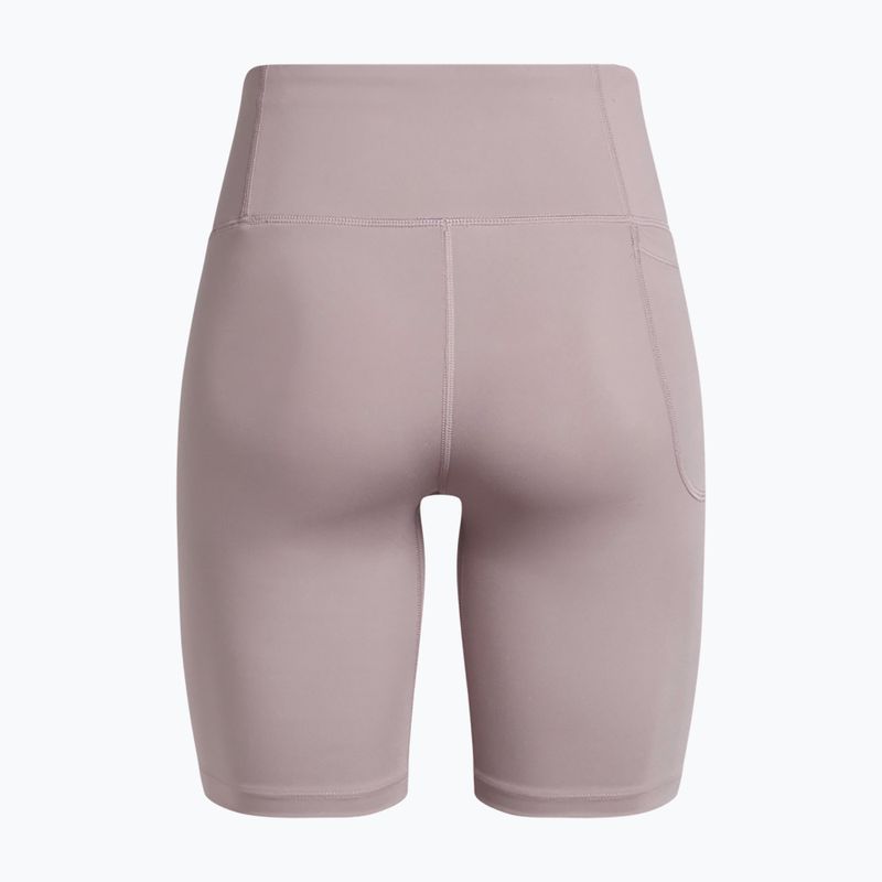 Pantaloncini da allenamento Under Armour Motion Bike EMEA donna tetra grigio/bianco 6