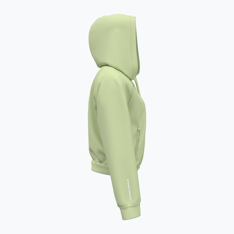 Felpa da donna Under Armour Pro Fleece con cappuccio verde/bianco retrò 3