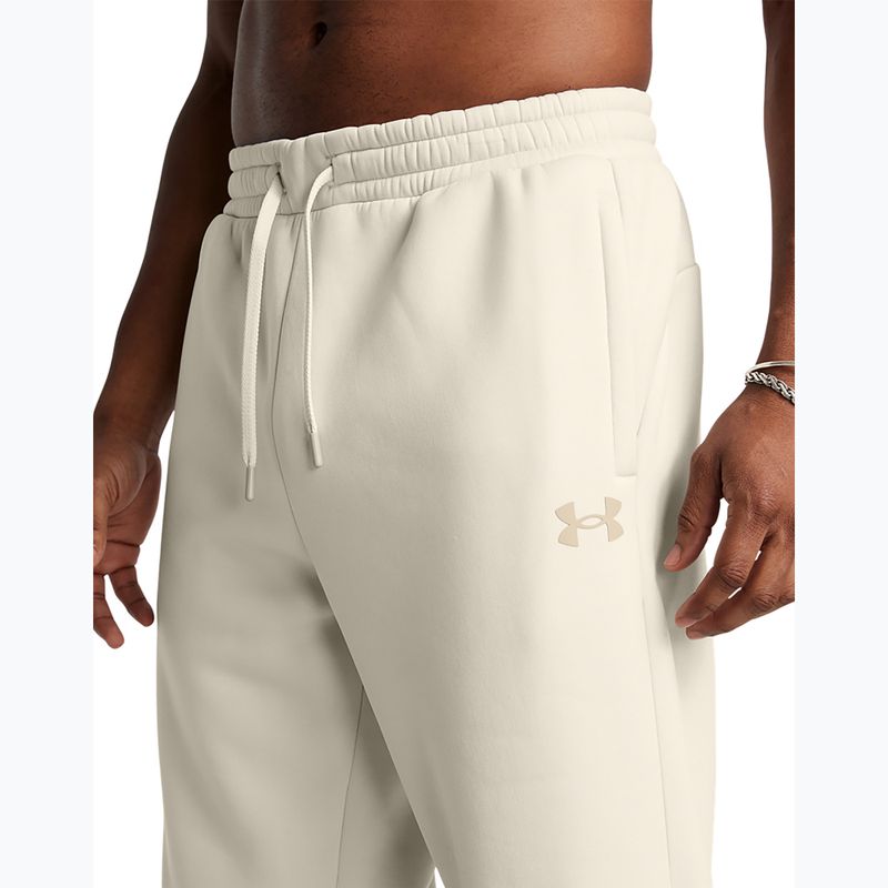 Under Armour Fleece Pro Joggers da uomo base bianco/kaki 4