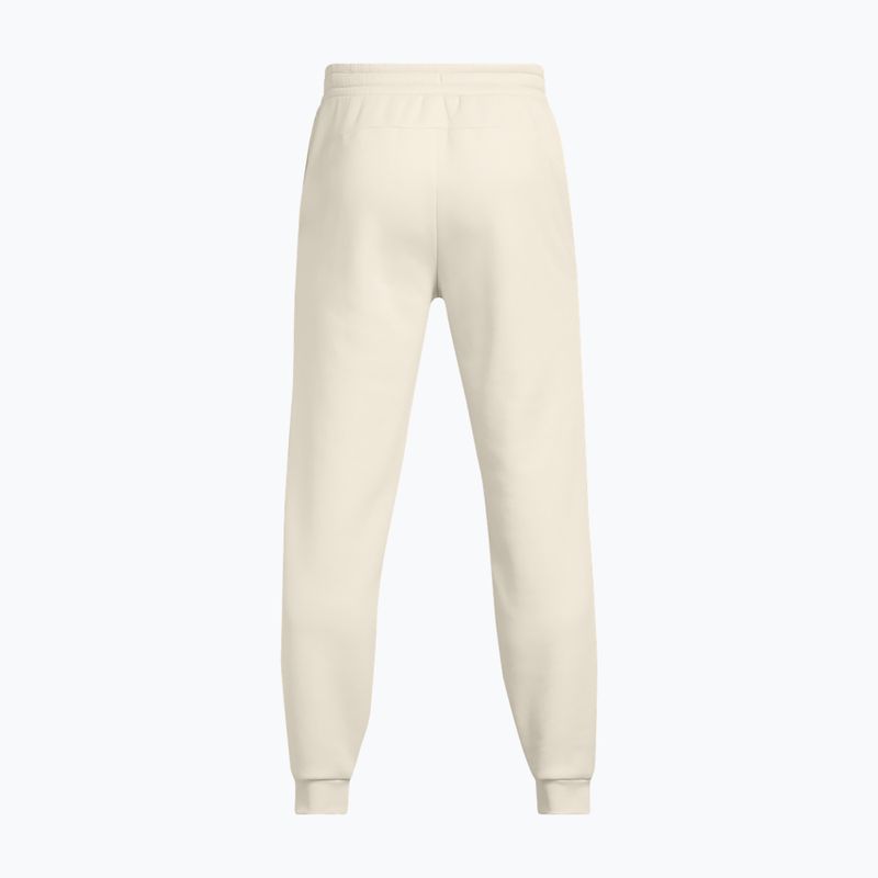 Under Armour Fleece Pro Joggers da uomo base bianco/kaki 7