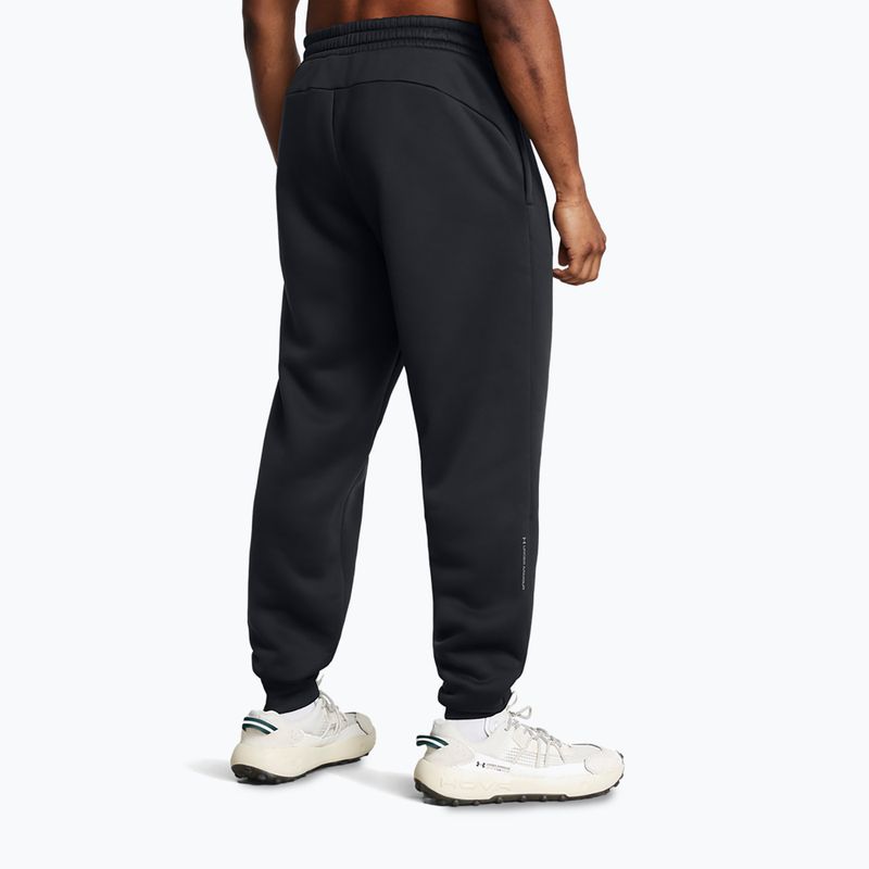 Pantaloni Under Armour Fleece Pro Joggers da uomo, nero/castano 3