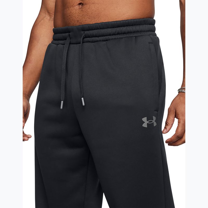 Pantaloni Under Armour Fleece Pro Joggers da uomo, nero/castano 4