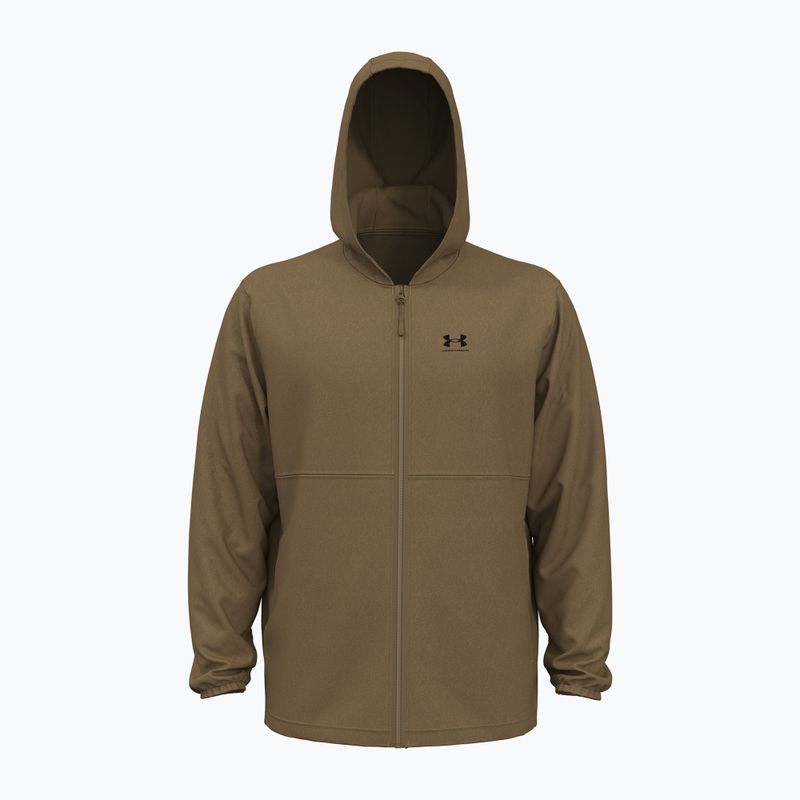 Under Armour Vibe Woven Windbreaker giacca da allenamento da uomo coyote/nero
