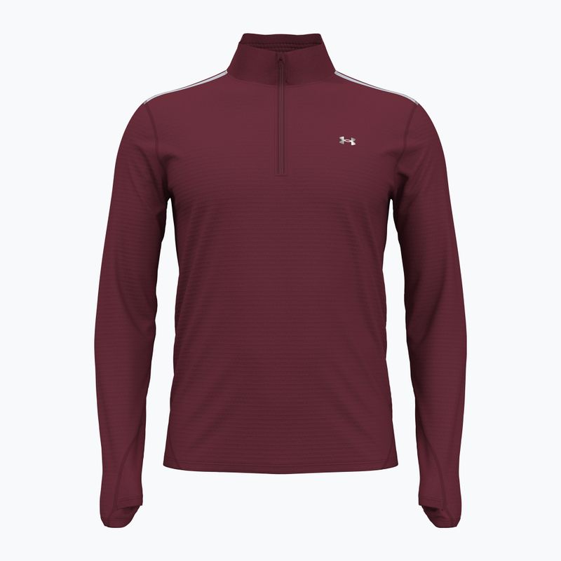 Felpa da corsa Under Armour Vanish CW 1/4 Zip cardinale/riflettente da uomo