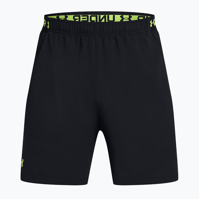 Pantaloncini da allenamento Under Armour da uomo UA Vanish Woven 6in nero/verde moro 5