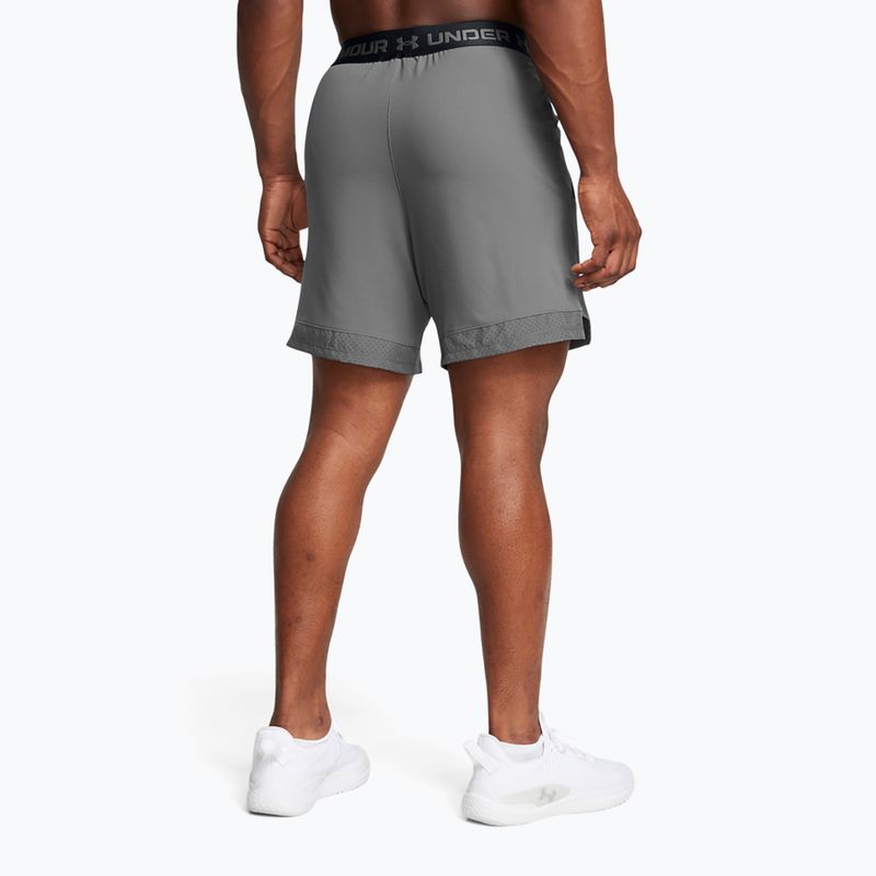 Pantaloncini da allenamento da uomo Under Armour Ua Vanish Woven 6in castlerock/black 3