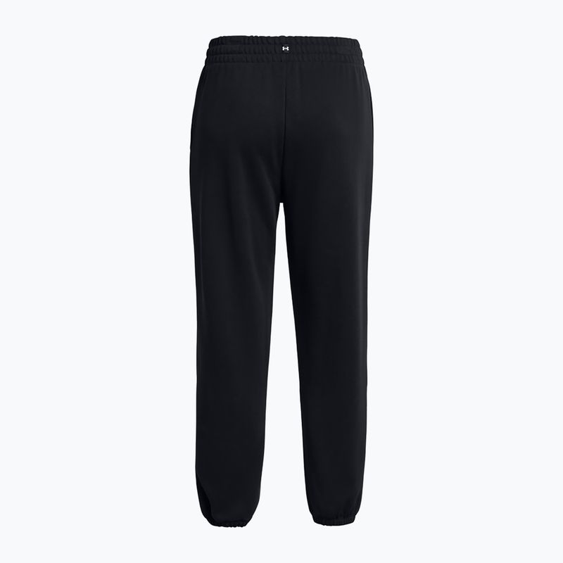 Pantaloni da allenamento da donna Under Armour Project Rock HWT Pnt nero / limo 2