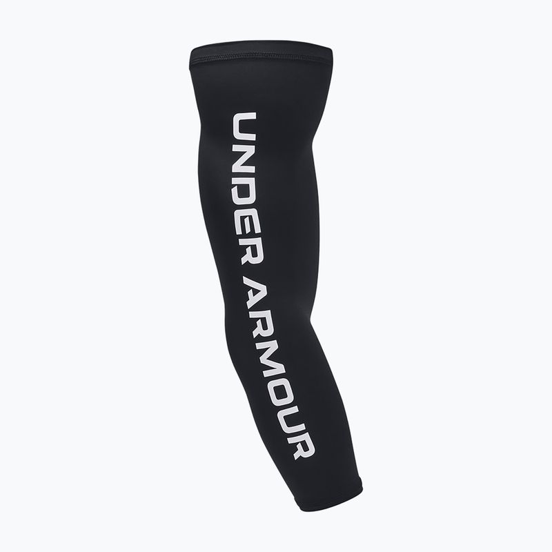 Under Armour Compete manica a compressione nero/nero/bianco