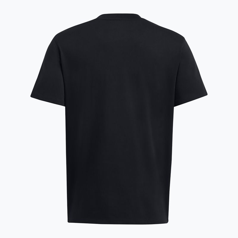 T-shirt uomo Under Armour HW Armour Label black/black/black 2