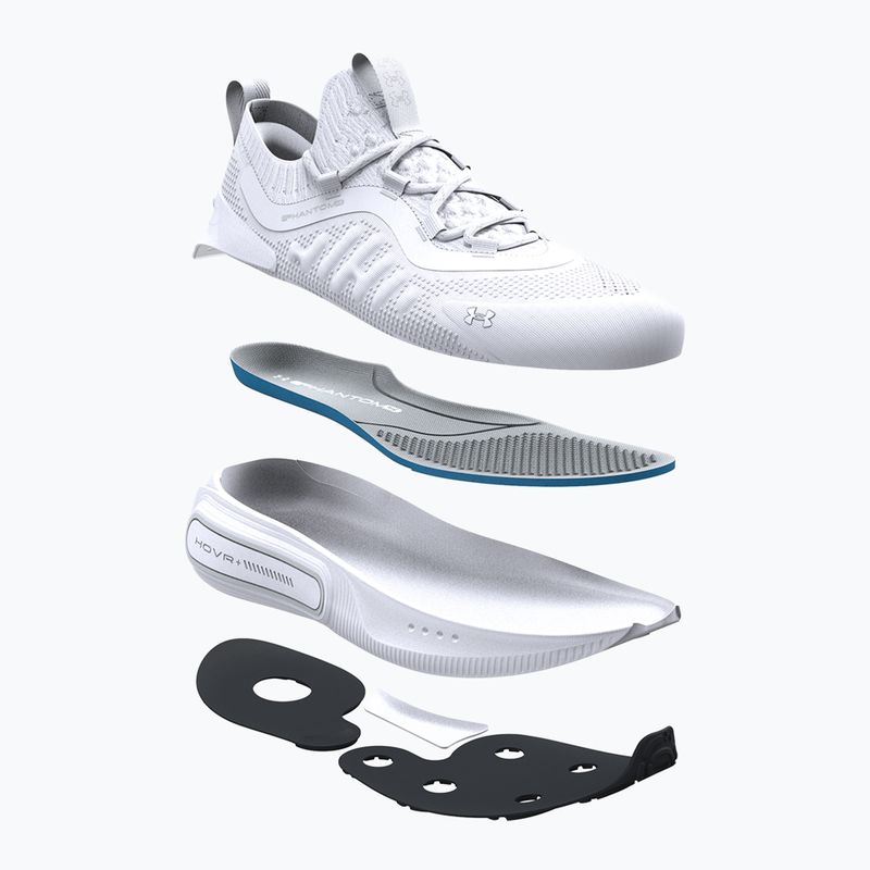 Scarpe da donna Under Armour Phantom 4 bianco/grigio halo/bianco 8