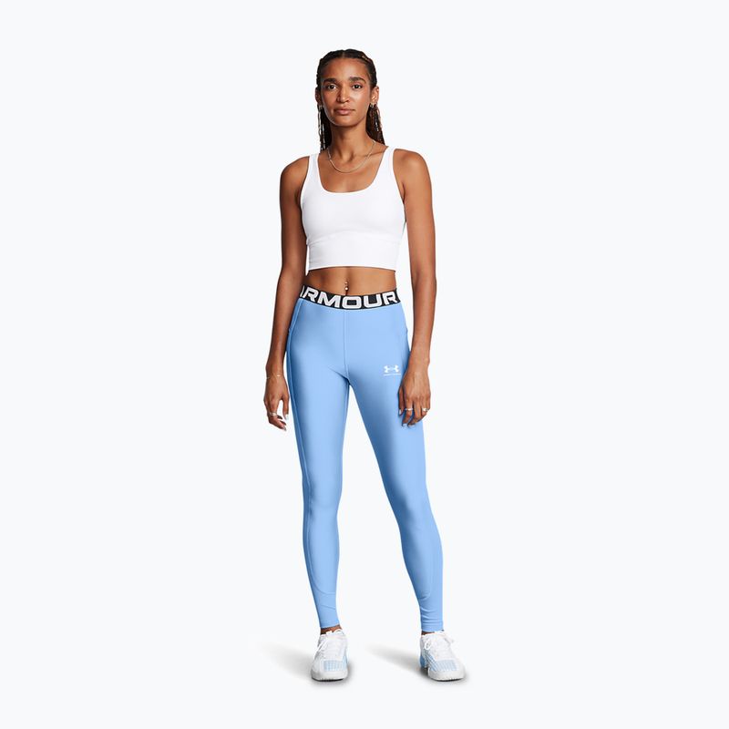 Leggings da allenamento Under Armour donna horizon blu/bianco 2