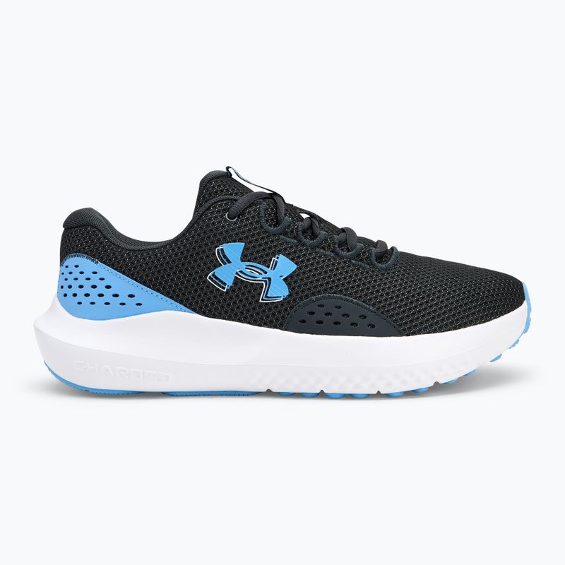 Under Armour Charged Surge 4, scarpe da corsa da uomo, antracite/blu orizzonte/blu orizzonte 2