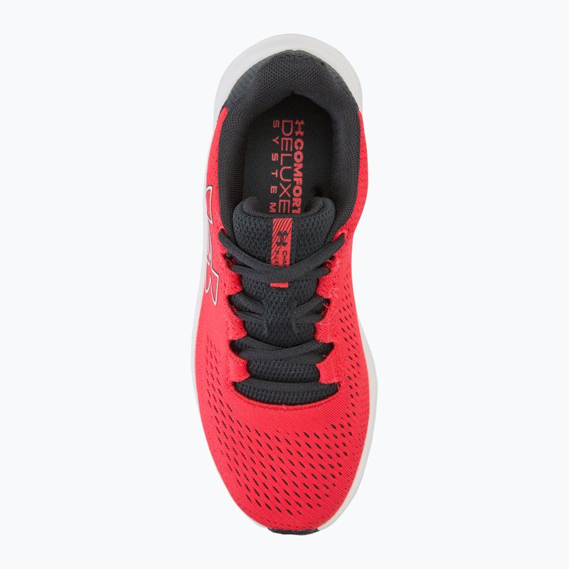 Under Armour Charged Pursuit 3 Big Logo scarpe da corsa rosso racer/antracite/bianco da donna 5