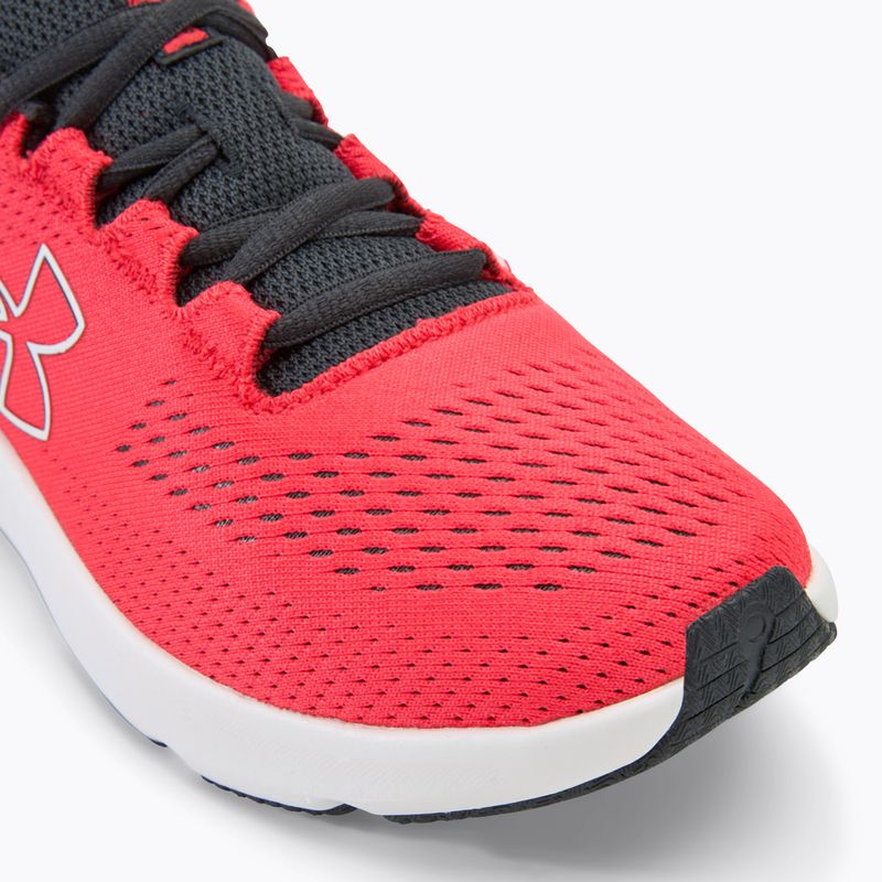 Under Armour Charged Pursuit 3 Big Logo scarpe da corsa rosso racer/antracite/bianco da donna 7