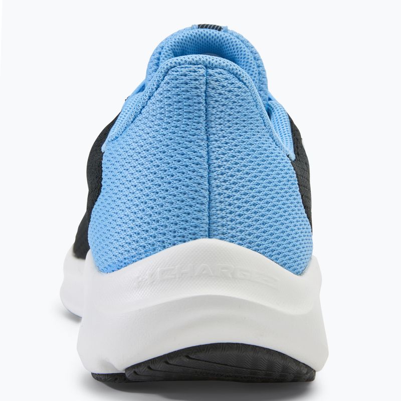 Under Armour Charged Pursuit 3 Big Logo, scarpe da corsa da donna, nero/blu scuro/bianco 6