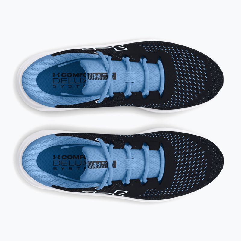 Under Armour Charged Pursuit 3 Big Logo, scarpe da corsa da donna, nero/blu scuro/bianco 11