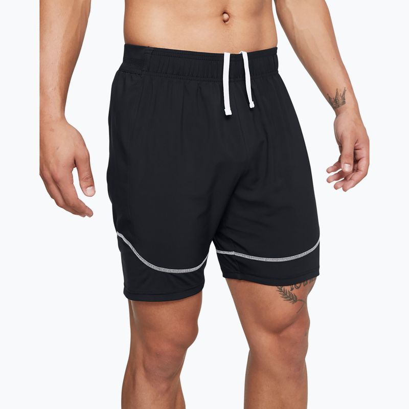 Pantaloncini da calcio Under Armour Challenger Pro Train uomo nero / bianco 4