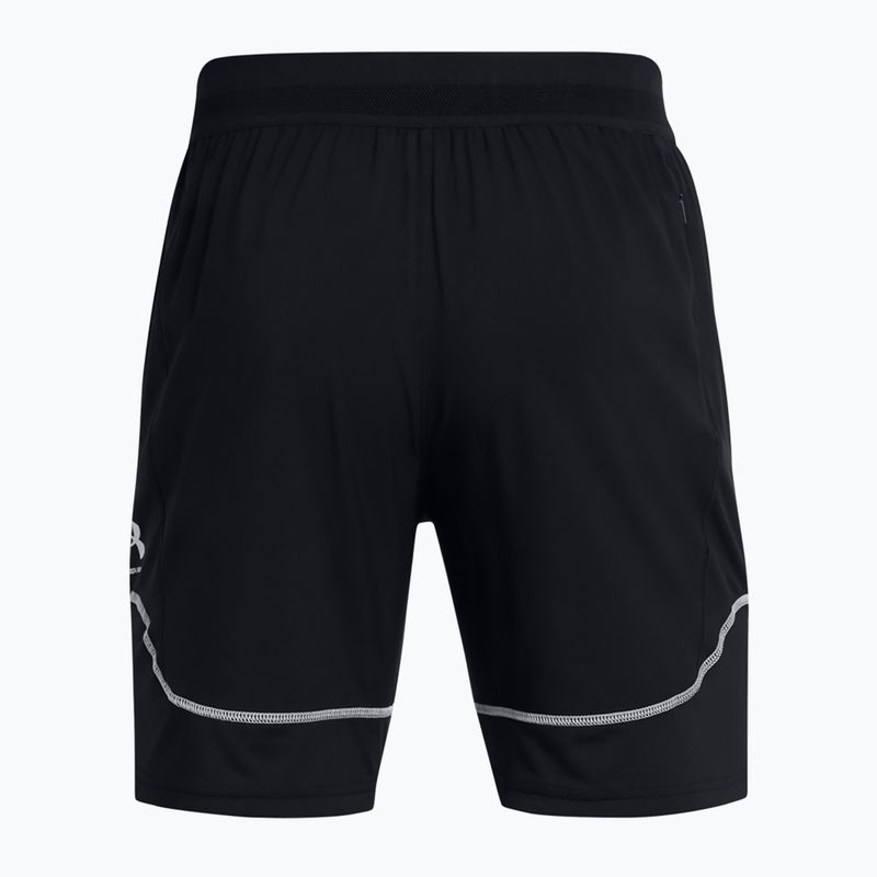 Pantaloncini da calcio Under Armour Challenger Pro Train uomo nero / bianco 6