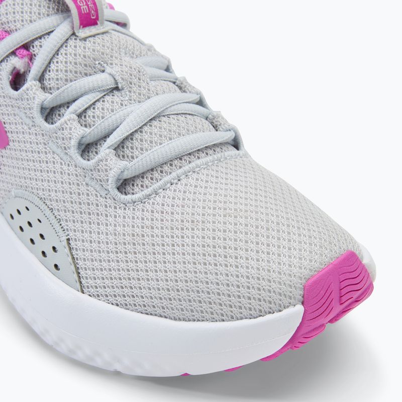 Under Armour Charged Surge 4 halo grey/vivid magenta/vivid magenta scarpe da corsa da donna 7