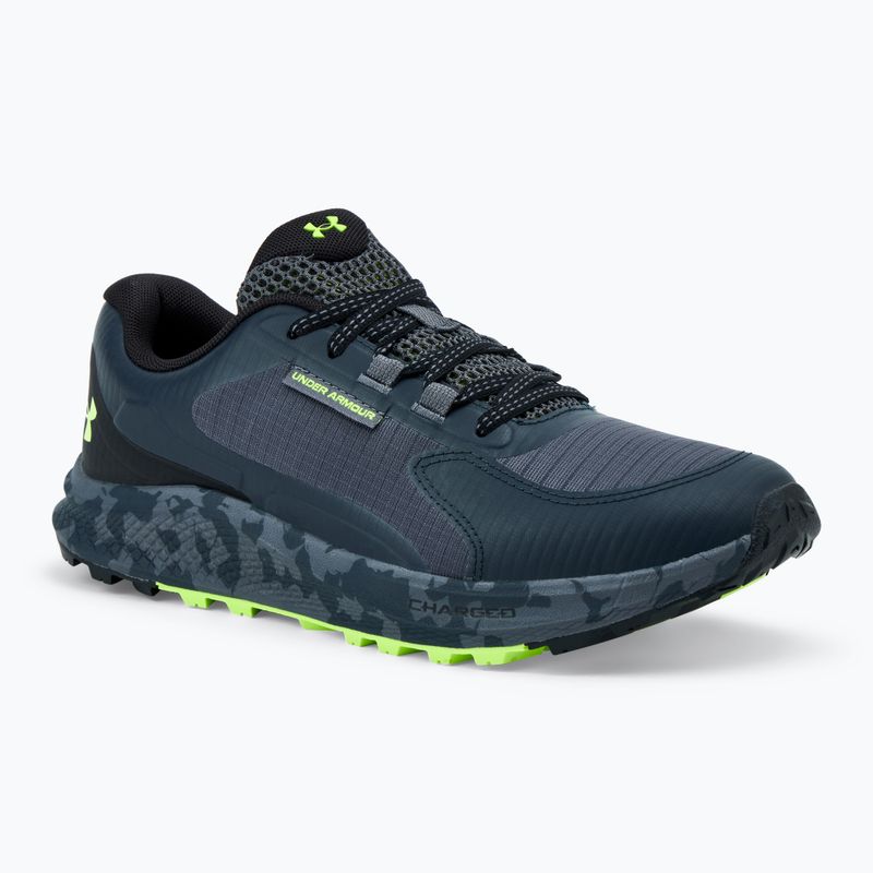 Under Armour Charged Bandit Trail 3 scarpe da corsa da uomo casterock/antracite/giallo alta visibilità