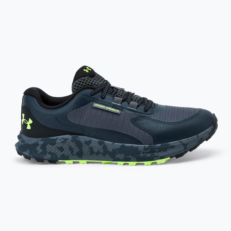Under Armour Charged Bandit Trail 3 scarpe da corsa da uomo casterock/antracite/giallo alta visibilità 2