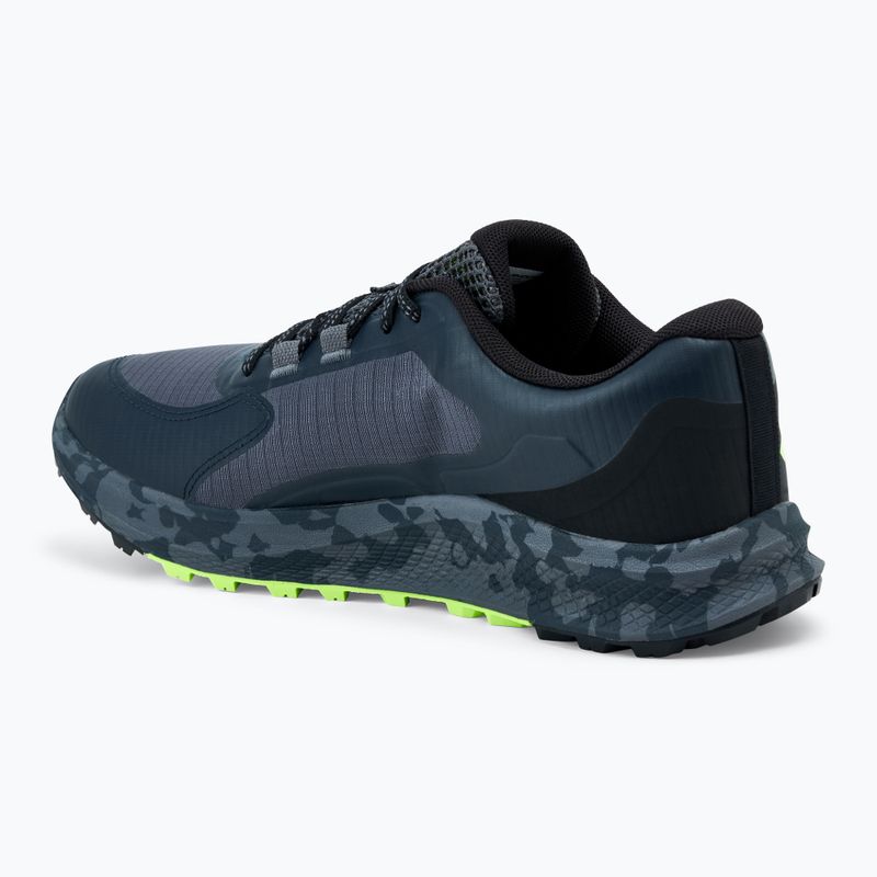 Under Armour Charged Bandit Trail 3 scarpe da corsa da uomo casterock/antracite/giallo alta visibilità 3