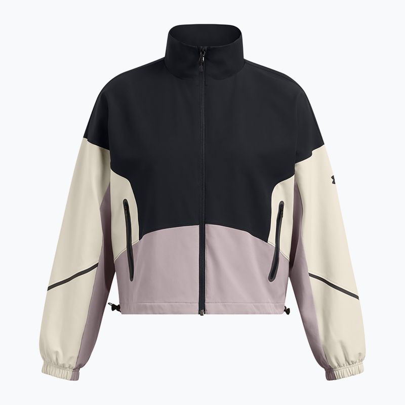 Giacca Under Armour da donna Unstoppable nero/bianco intenso/grigio scuro 5