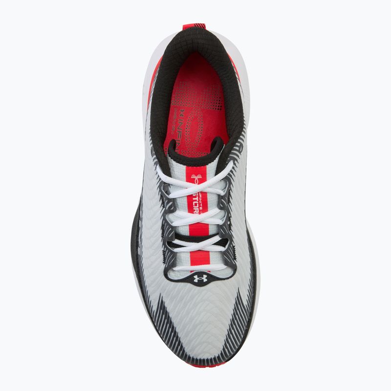 Under Armour Infinite Pro Storm scarpe da corsa da uomo lontano grigio/nero/bianco 5