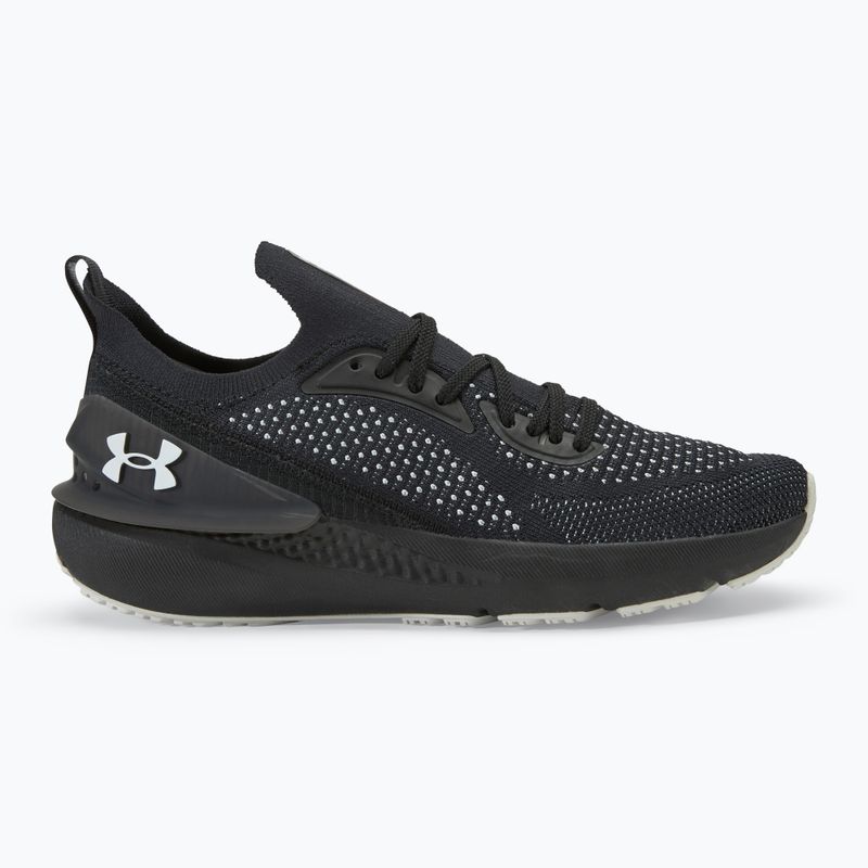 Under Armour Shift nero/bianco/bianco scarpe da corsa da uomo 2