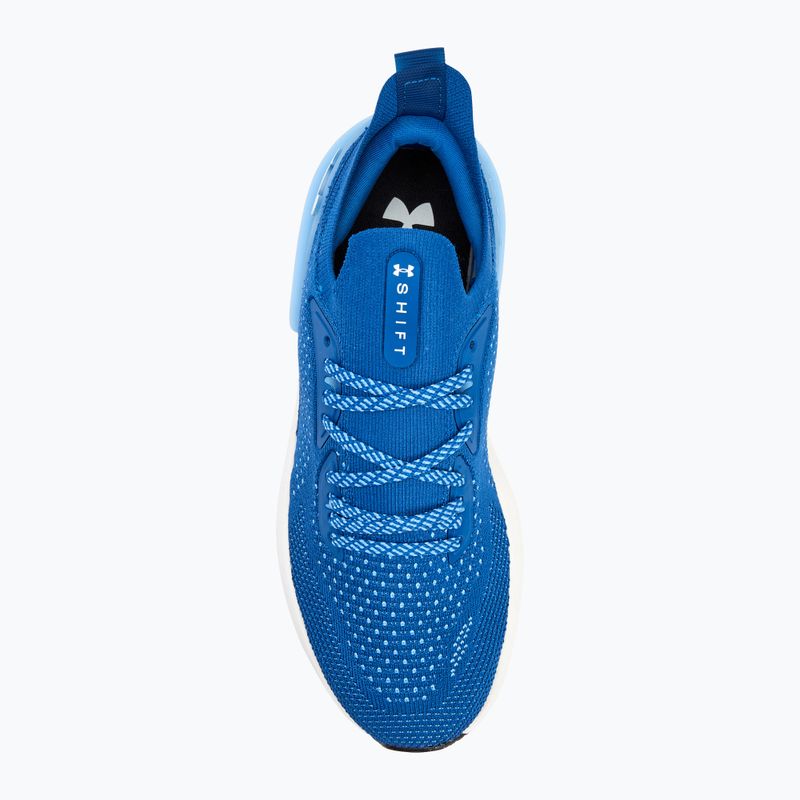 Scarpe da corsa Under Armour Shift blu tech/ blu orizzonte/bianco per uomo 5