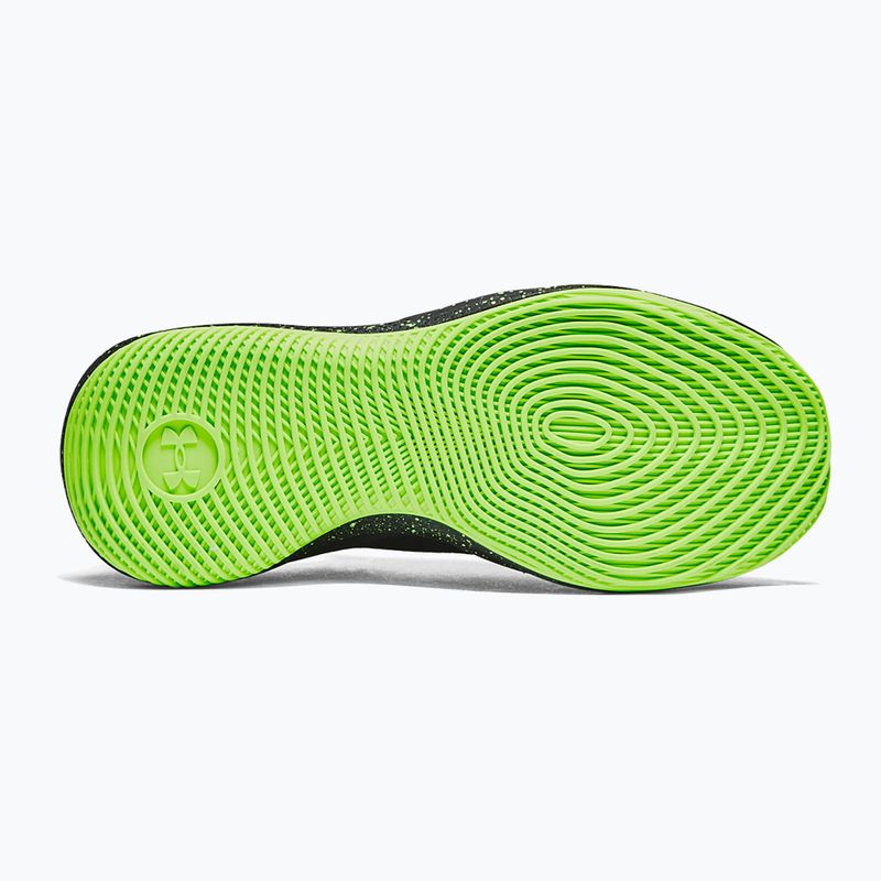 Under Armour Curry Splash 24, scarpe da basket viola/lavanda/verde scuro 4